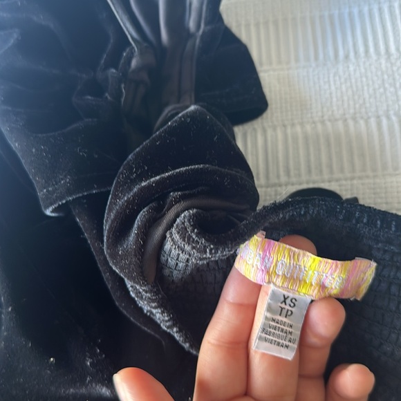 UO Black Velvet Mini Dress 🖤 - Picture 3 of 3